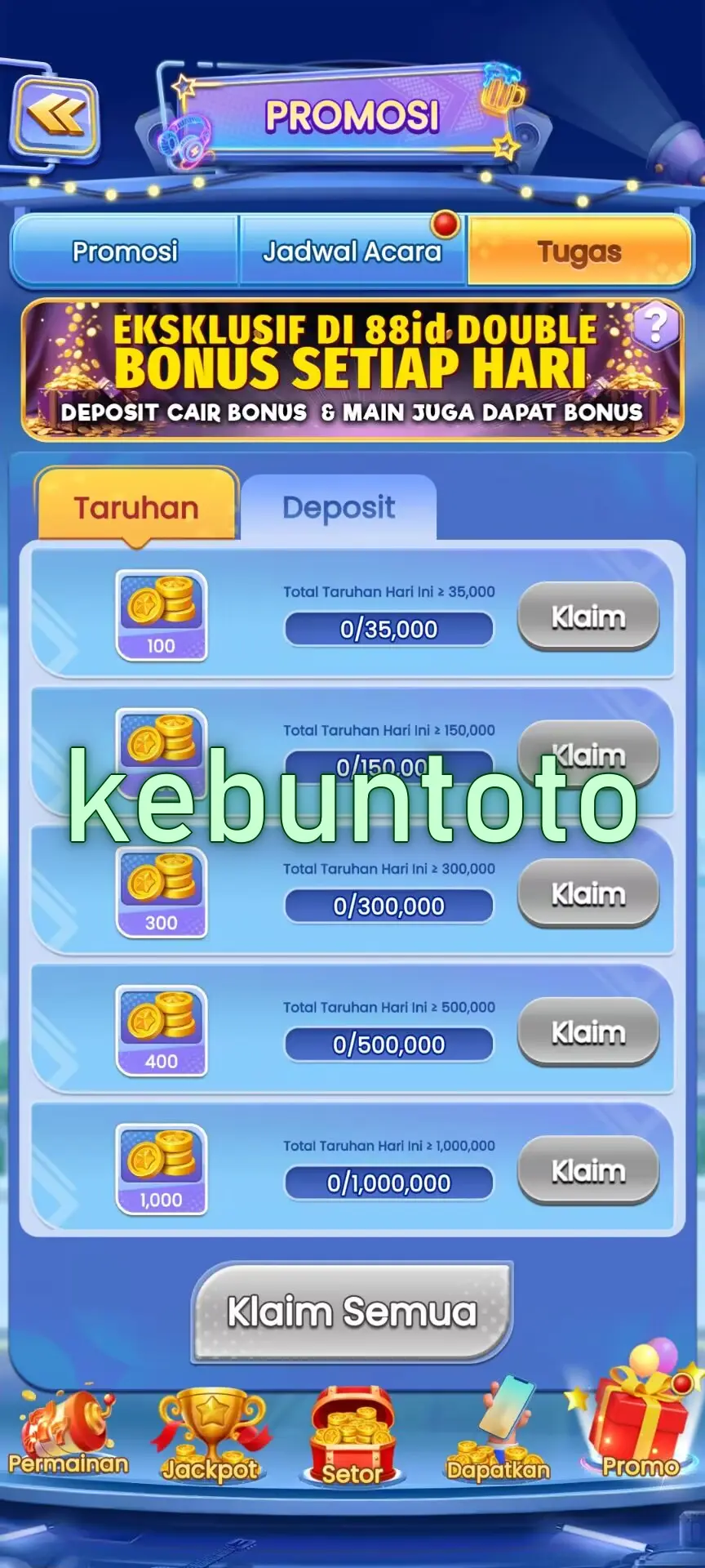kebuntoto Masuk